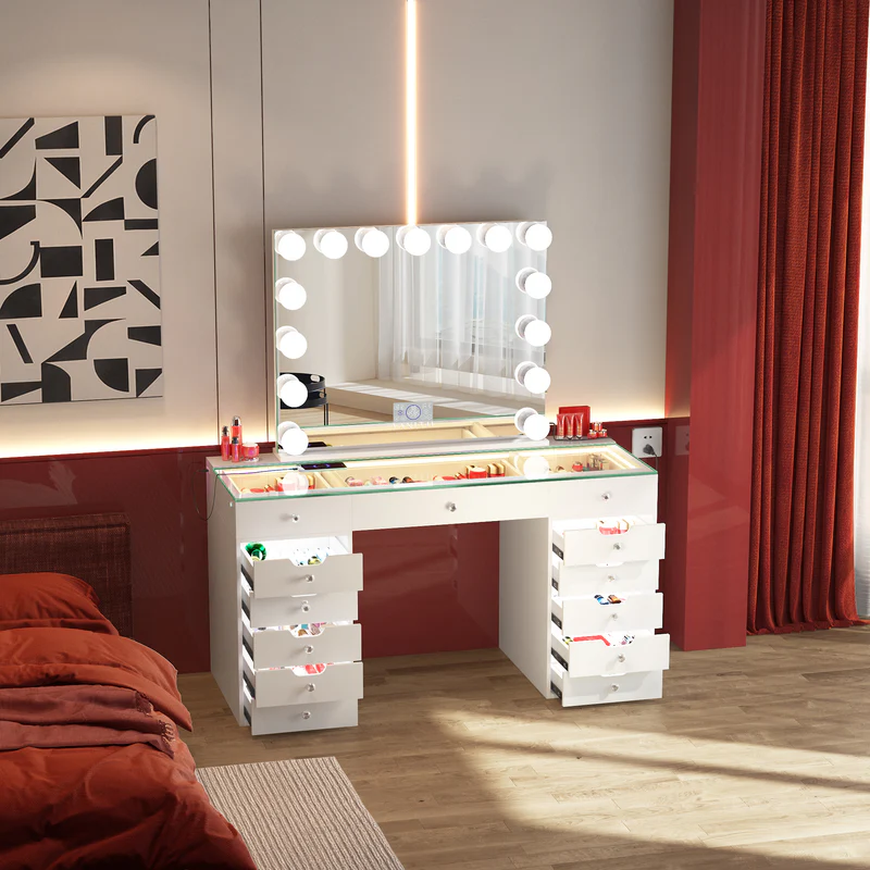 The Science and Practicality Behind Lighted Vanity Tables