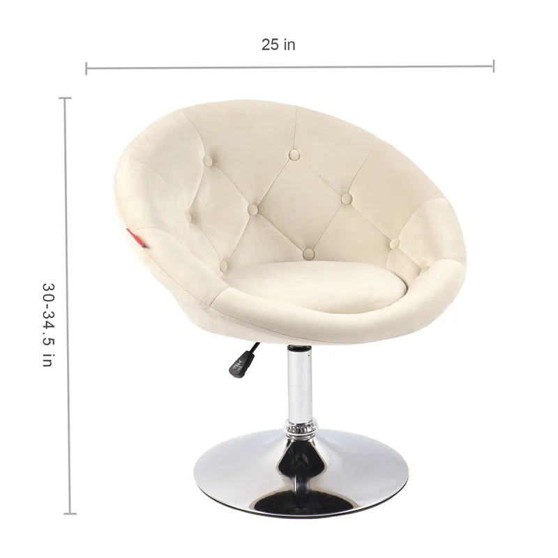 VANITII Bella Swivel Vanity Chair