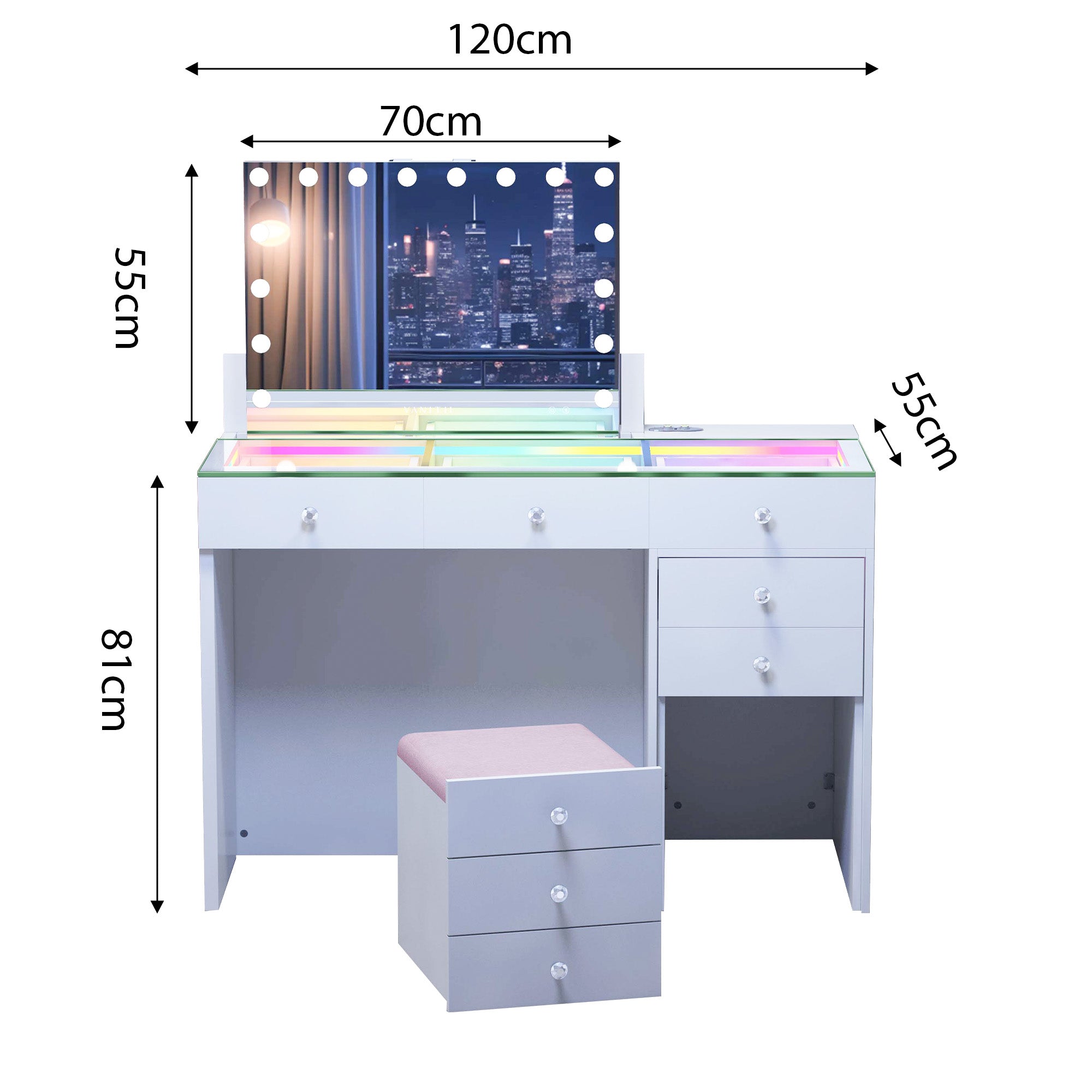 VANITII ASCEND Vanity Set