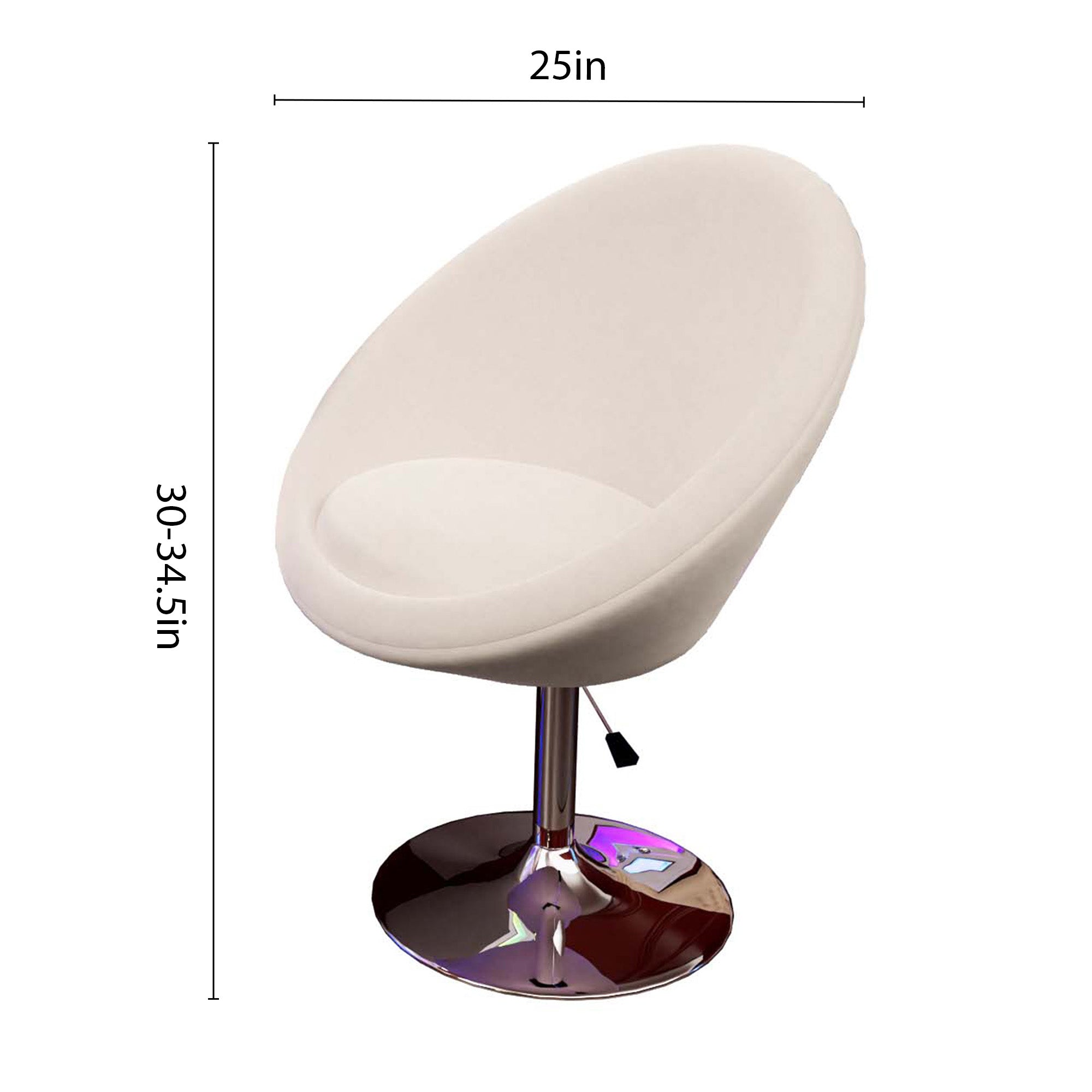 VANITII Bella Swivel Vanity Chair