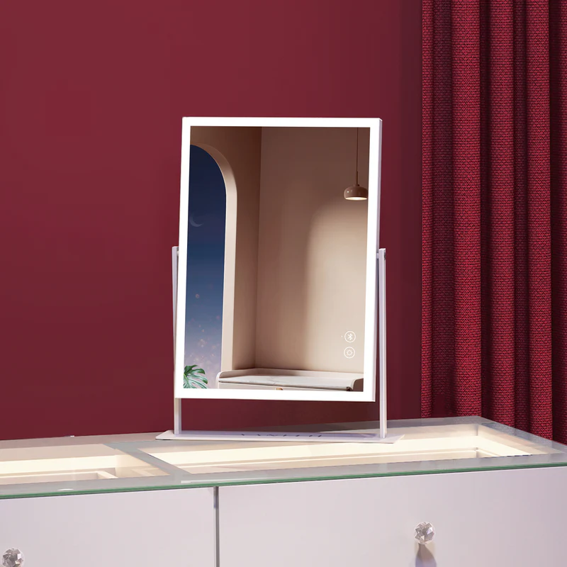Hollywood Vanity Mirror with led bulbs vs. Led Strip Mirror | Vanitii ...