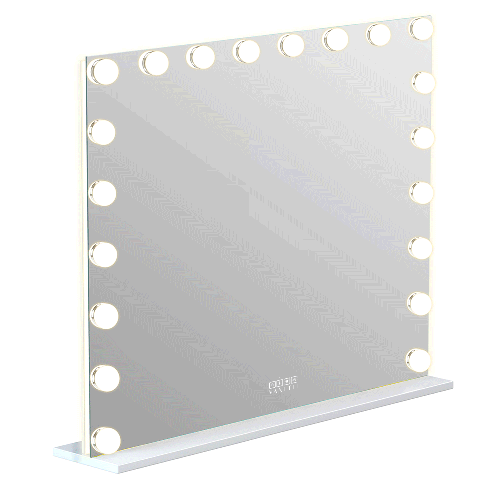 VANITII 18 LED bulbs Hollywood Vanity Mirror with RGB & Bluetooth