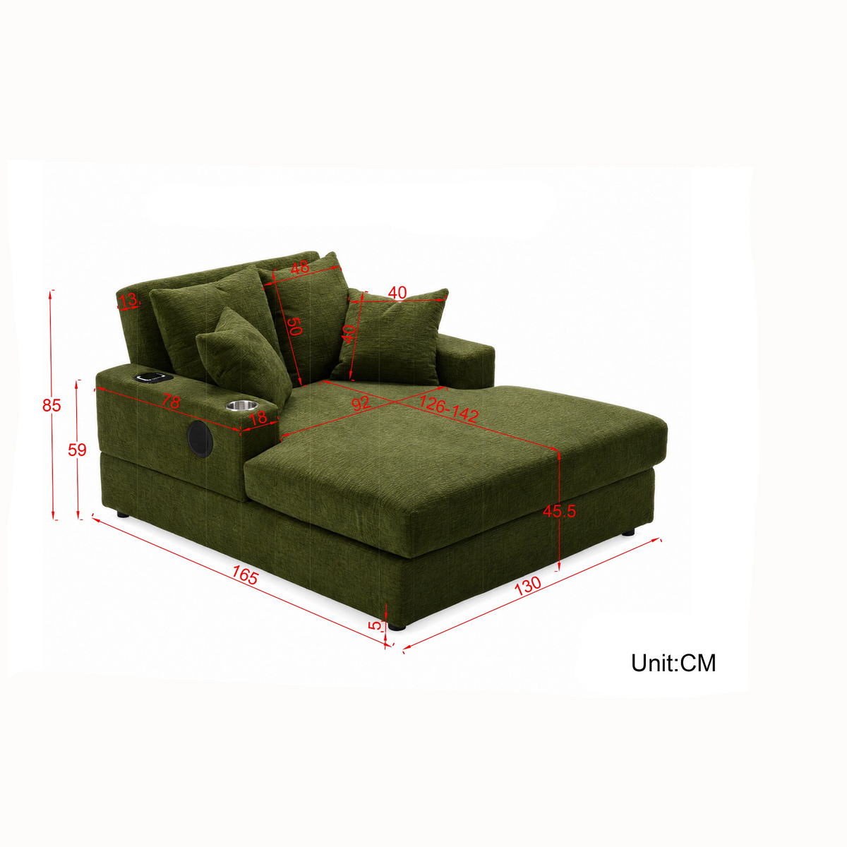 Chaise Lounge Sofa-2703B