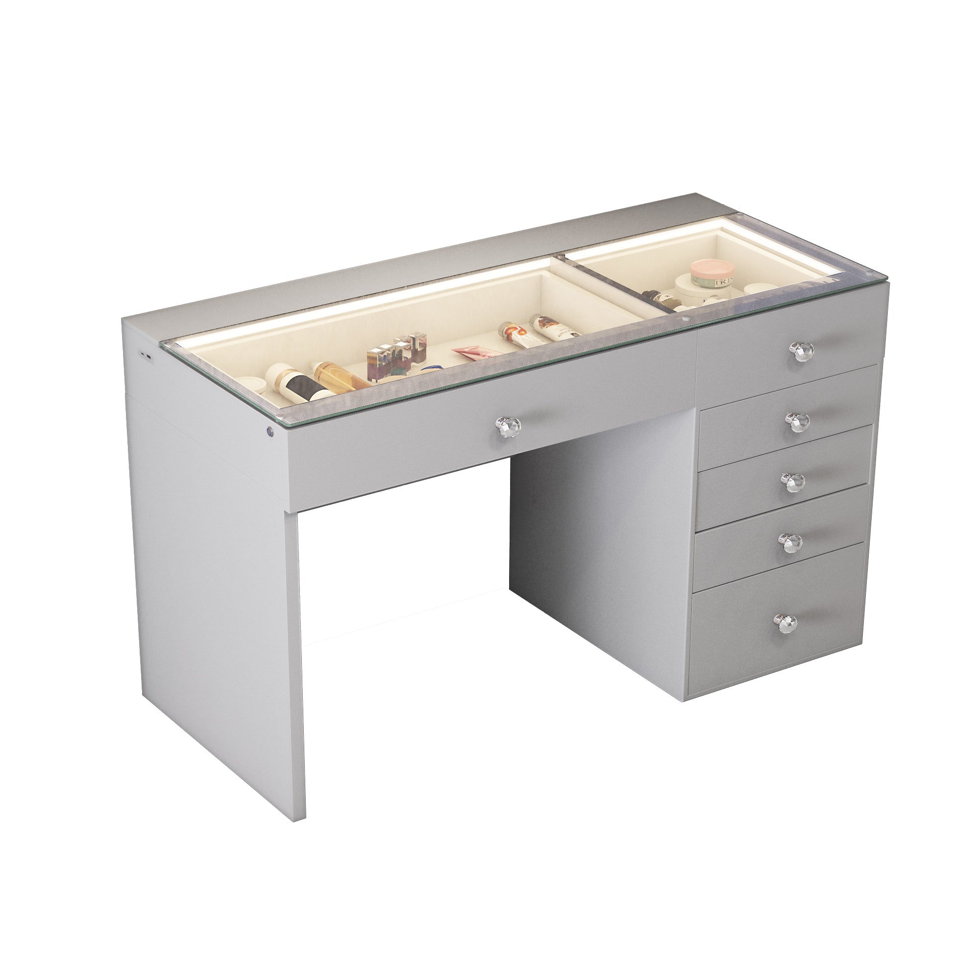 VANITII Vanity Table- 6 Storage Drawers vanitii