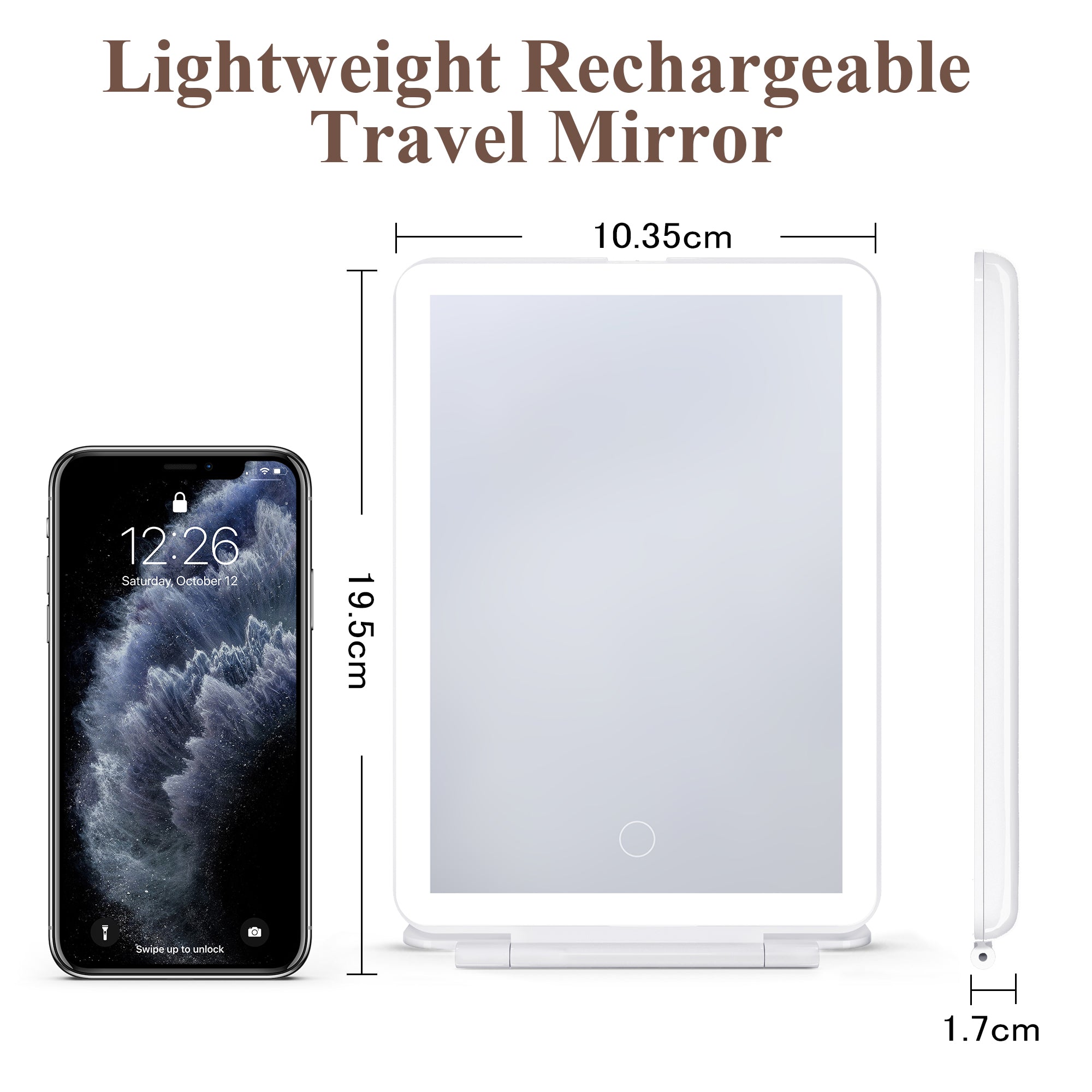 VANITII iPad Mini LED Makeup Mirror vanitii