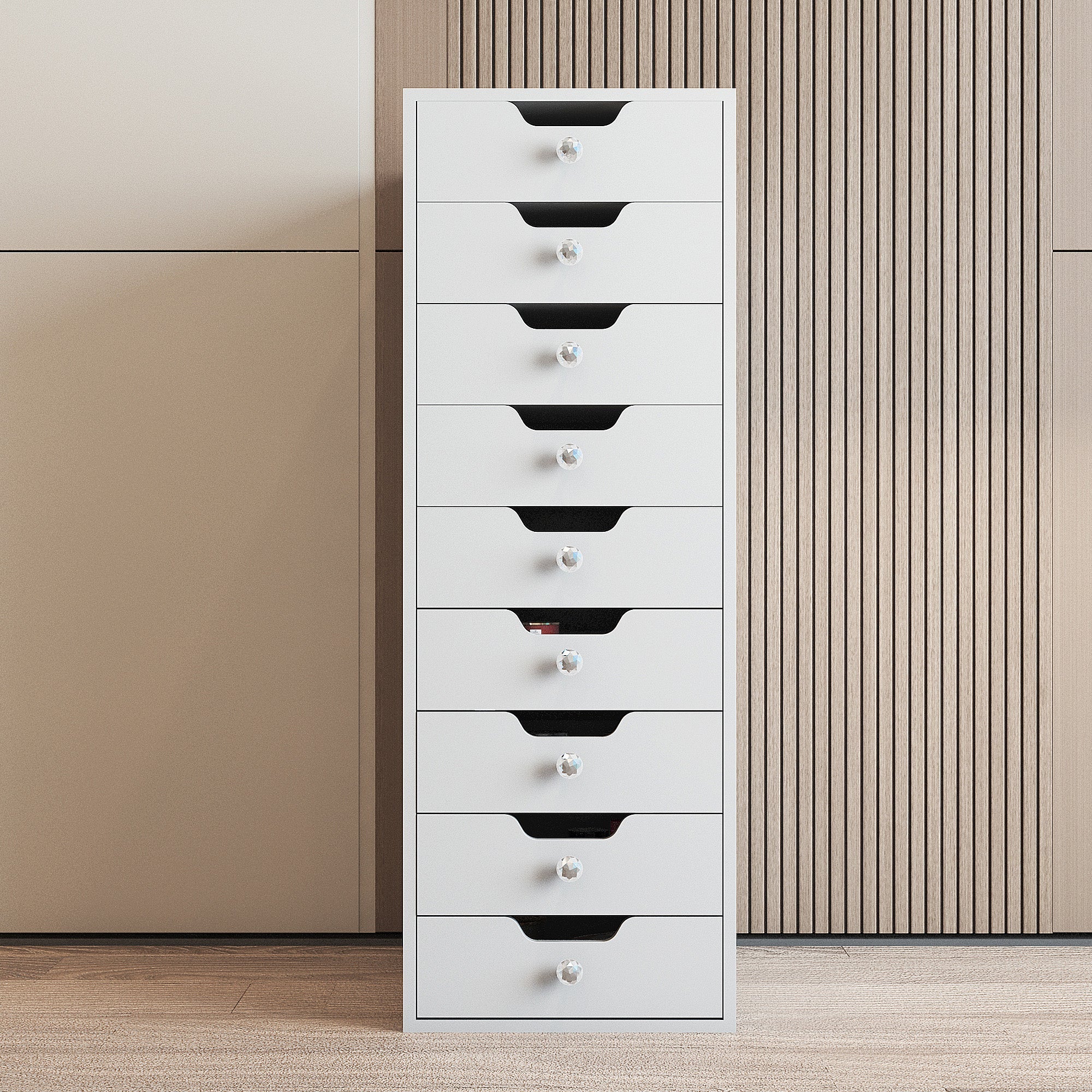 VANITII 9-Drawer Makeup Vanity Storage Unit vanitii