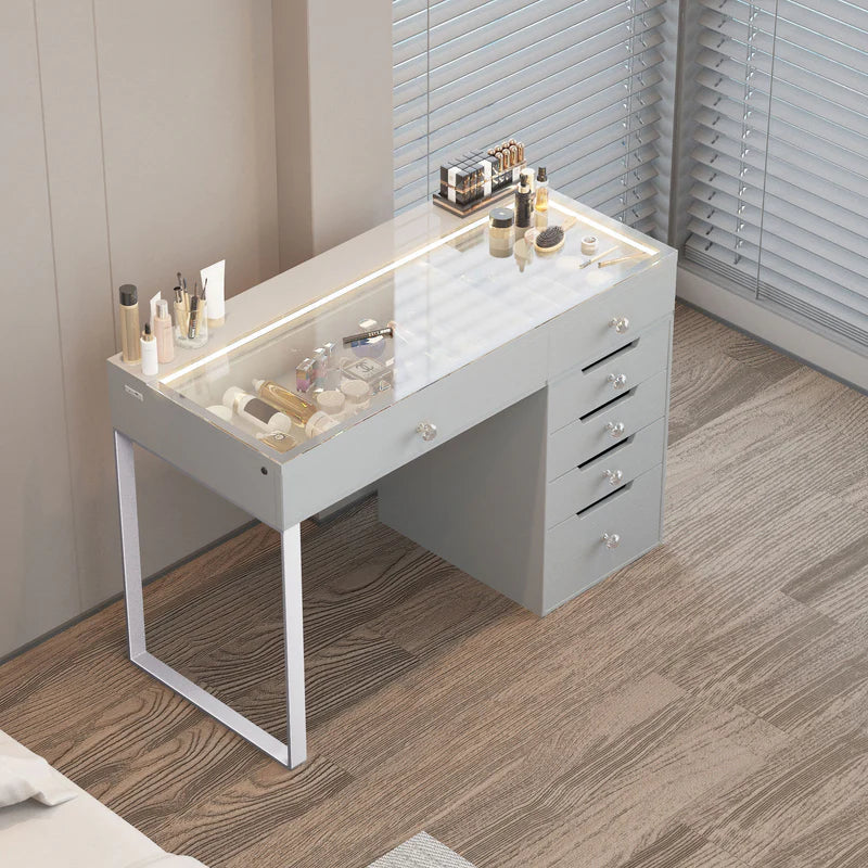 VANITII Diana Vanity Desk Pro - 6 Storage Drawers vanitii