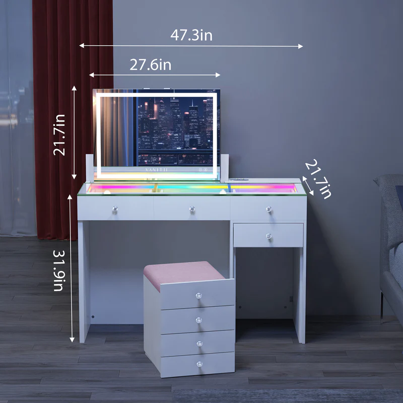 Size of ASCEND Vanity Set