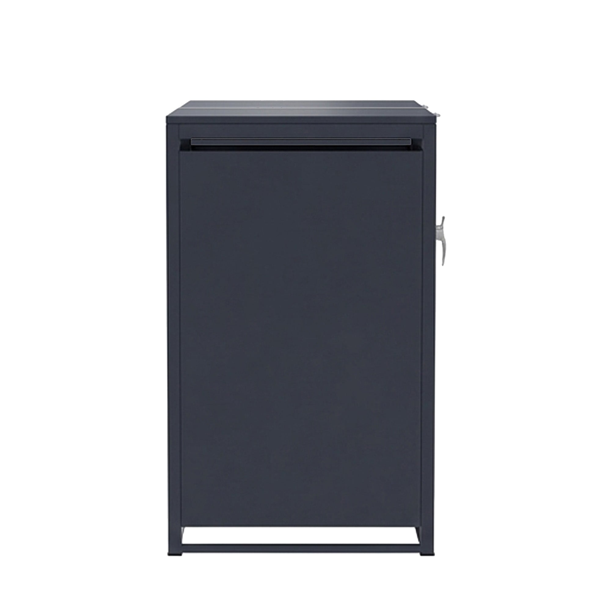 Double-Door Steel Trash Can Enclosure