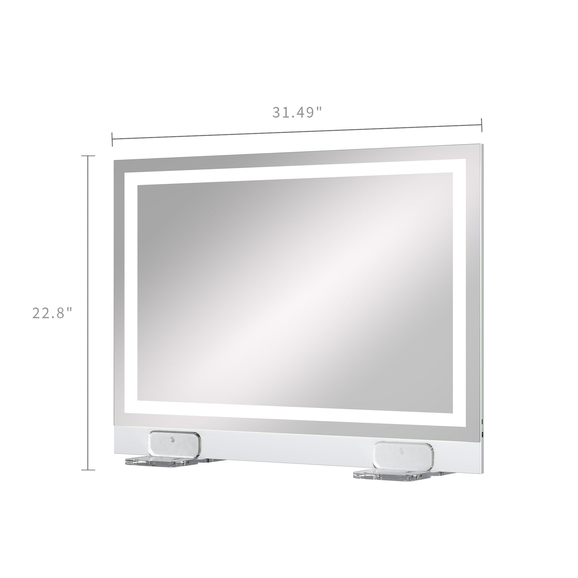 VANITII Skinny Hollywood Led Strip Mirror vanitii