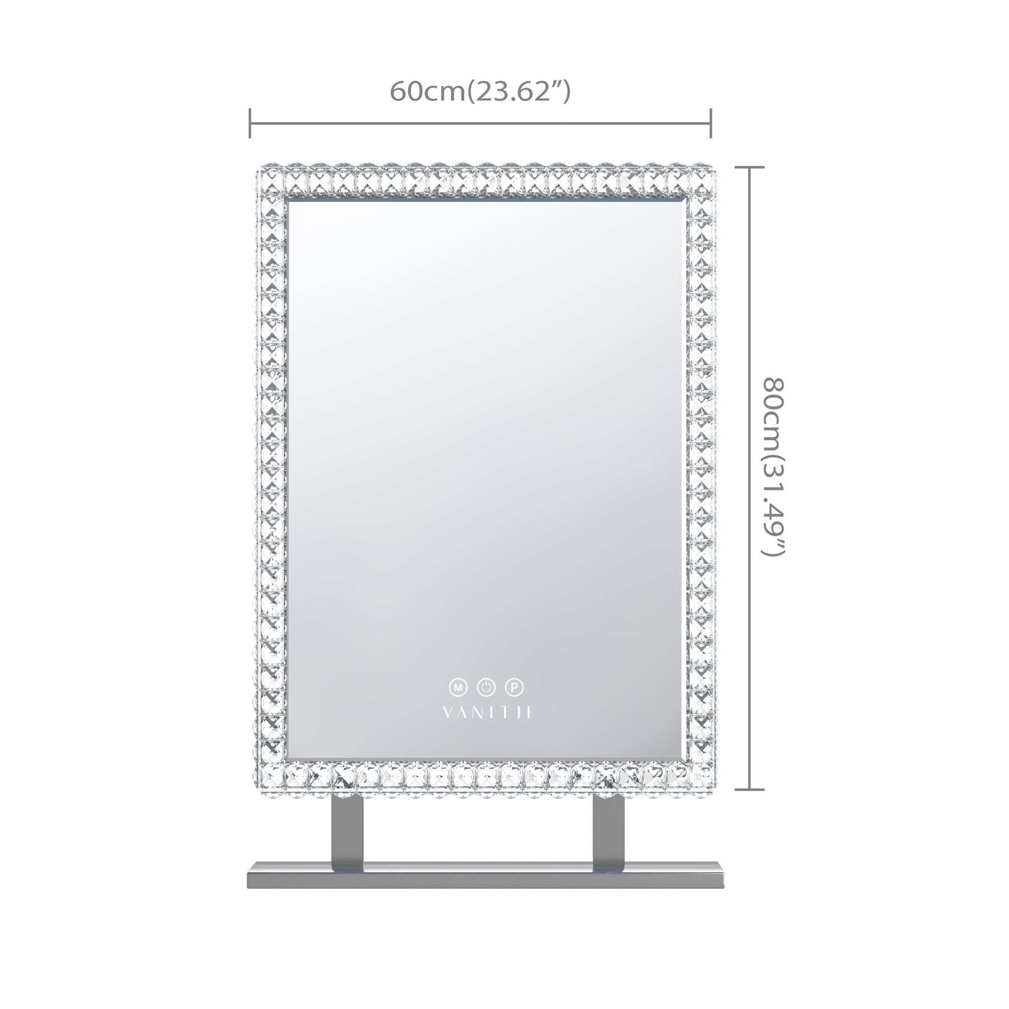 VANITII Crystal Diamond Vanity Mirror vanitii