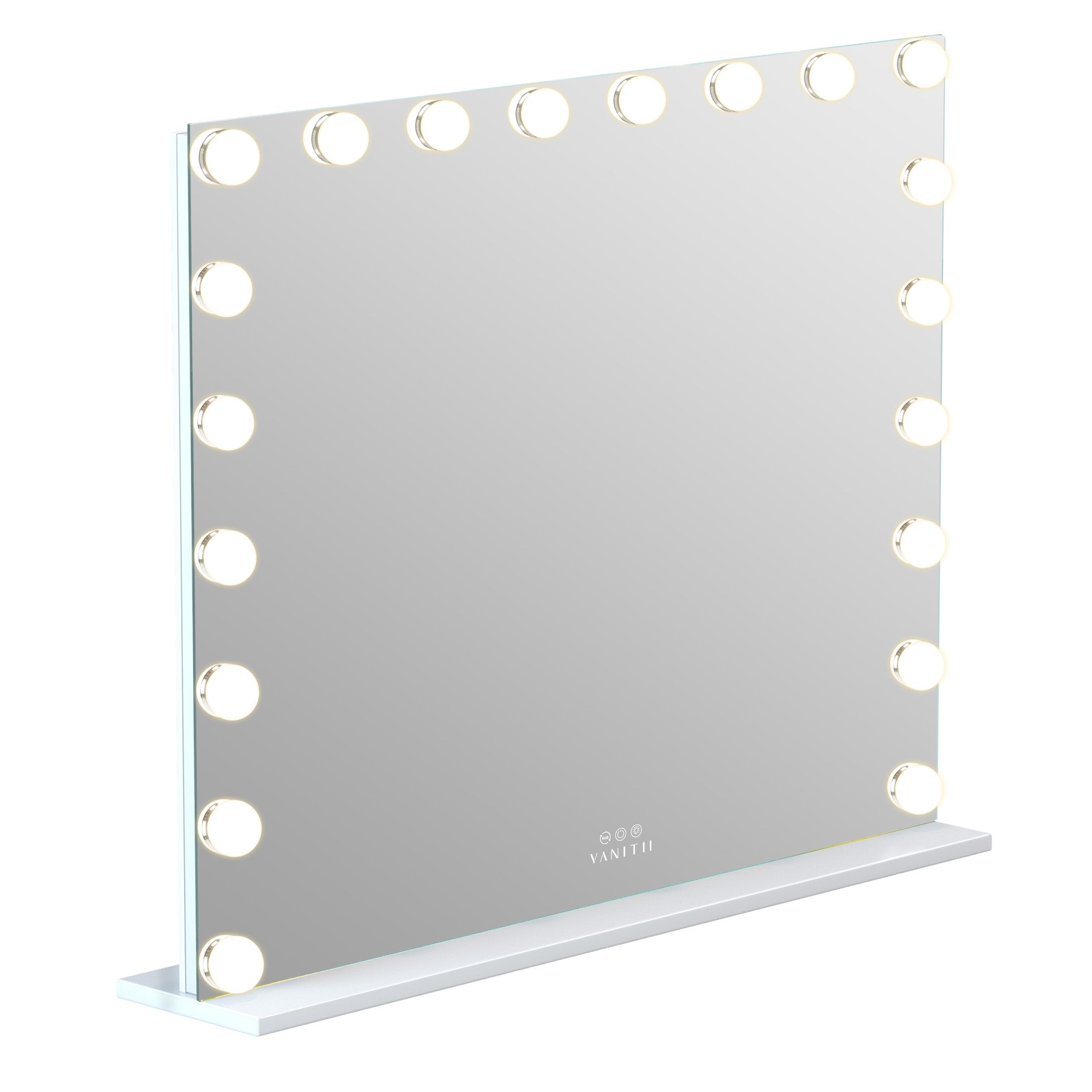 VANITII Mary Hollywood Glow Vanity Mirror with RGB - 20 Dimmable LED Bulbs vanitii